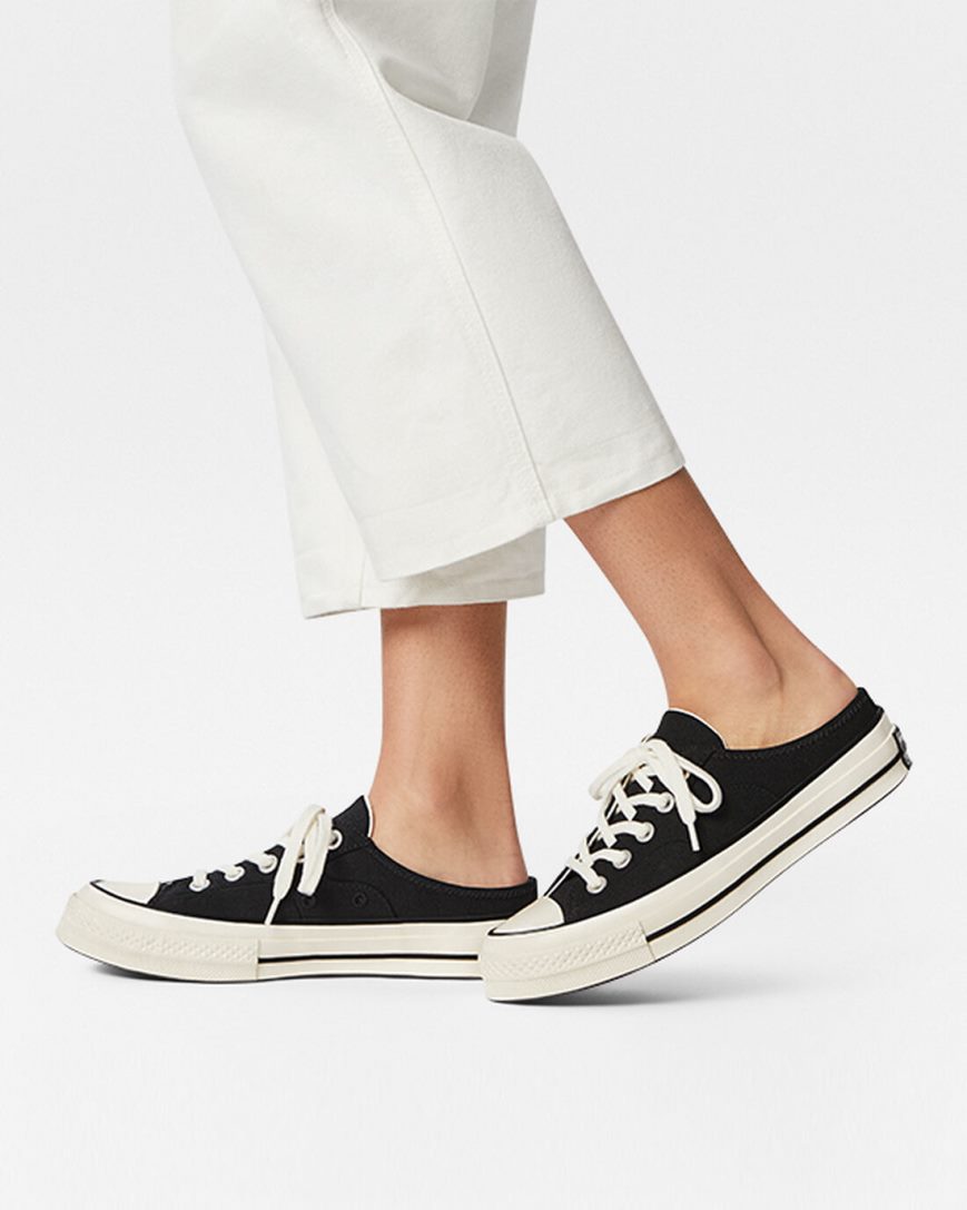 Tenisky Nizke Converse Chuck 70 Mule Damske Čierne | SK IDGFC4